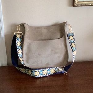 Guitar Strap Faux Suede Crossbody